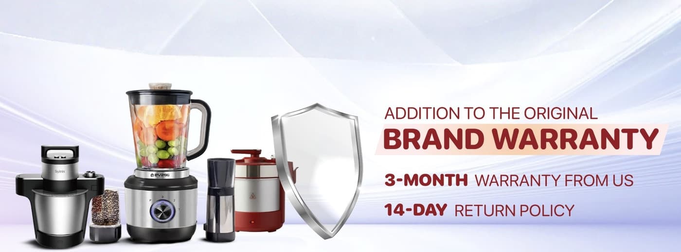In addition to the original brand warranty: 3-month warranty from us and a 14-day return policy